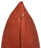 Capa de Almofada Lisa Camurça Vermelha