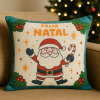 Capa de Almofada Natalina em Tear Noel C/Docinho