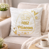 Capa de Almofada Páscoa Suede Off