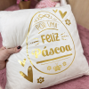 Capa de Almofada Páscoa Suede Off