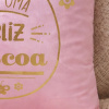 Capa de Almofada Páscoa Suede Rosa