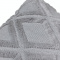 Capa de Almofada Soft Pelúcia Geométrica Cinza
