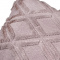 Capa de Almofada Soft Pelúcia Geométrica Rosê