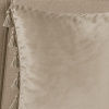 Capa de Almofada Suede C/Franja Bege