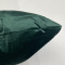 Capa de Almofada Suede Verde Escuro