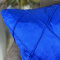 Capa de Almofada Veludo Drapeada Azul Bic