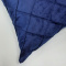 Capa de Almofada Veludo Drapeada Azul Marinho