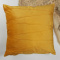 Capa de Almofada Veludo Recortes Amarela