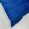 Capa de Almofada Veludo Recortes Azul Marinho