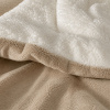 Coberdrom Dupla Face Sherpa 2,40mt X 2,20mt Casal Queen Bege
