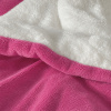 Coberdrom Dupla Face Sherpa 2,40mt X 2,20mt Casal Queen Pink