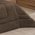 Coberdrom Dupla Face Sherpa 2,40mt X 2,20mt Casal Queen Tabaco