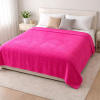 Coberta Manta Soft Canelada Casal Antialérgica Pink 1,80m x 2,00m