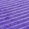 Coberta Manta Soft Canelada Casal Antialérgica Roxo 1,80m x 2,00m
