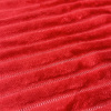Coberta Manta Soft Canelada Casal Antialérgica Vermelho 1,80m x 2,00m