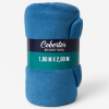 Coberta Manta Soft Casal Microfibra Anti Alérgico 2,00 x 1,80m Azul