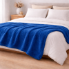 Coberta Manta Soft Casal Microfibra Anti Alérgico 2,00 x 1,80m Azul
