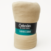 Coberta Manta Soft Casal Microfibra Anti Alérgico 2,00 x 1,80m Bege