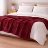 Coberta Manta Soft Casal Microfibra Anti Alérgico 2,00 x 1,80m Marsala