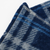 Coberta Manta Soft Casal Microfibra Anti Alérgico Xadrez Azul