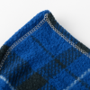 Coberta Manta Soft Casal Microfibra Anti Alérgico Xadrez Azul Escuro