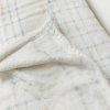 Coberta Manta Soft Casal Microfibra Anti Alérgico Xadrez Branco Quadriculado