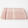 Coberta Manta Soft Casal Microfibra Anti Alérgico Xadrez Rosa