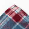 Coberta Manta Soft Casal Microfibra Anti Alérgico Xadrez Vermelho E Azul