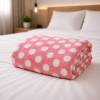 Coberta Manta Soft Casal Microfibra Estampada Bolinha