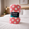 Coberta Manta Soft Casal Microfibra Estampada Bolinha