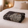 Coberta Manta Soft Casal Microfibra Estampada Flor Ramalhete