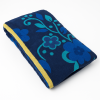 Coberta Manta Soft Casal Microfibra Estampada Floral Azul