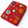 Coberta Manta Soft Casal Microfibra Estampada Futebol Vermelho