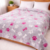 Coberta Manta Soft Casal Microfibra Estampada Patinha