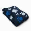 Coberta Manta Soft Casal Microfibra Estampada Patinha de Cachorro