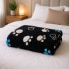 Coberta Manta Soft Casal Microfibra Estampada Pegada Pet