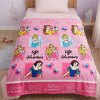 Coberta Manta Soft Solteiro Microfibra Anti Alérgico Persongens Princesas 1,50m x 2,00m