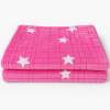 Coberta Soft Casal Microfibra Estampa de Estrela 1,80x2,00 Pink