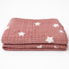 Coberta Soft Casal Microfibra Estampa de Estrela 1,80x2,00 Rosé