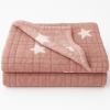Coberta Soft Casal Microfibra Estampa de Estrela 1,80x2,00 Rosé