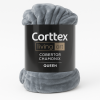 Cobertor Chamonix Casal Queen Soft Cinza Médio