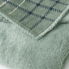 Cobertor Dupla Face Casal Queen Soft Estampado C/Sherpa Xadrez Verde