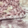 Cobertor Fleece Petit Alto Relevo Ondas Casal 1,80x2,20 Bosque Rosé