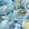 Cobertor Fleece Petit Alto Relevo Ondas Casal 1,80x2,20 Floral Borboleta