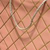Embalagem para Presente Luxo Bolsa Sacola Forte Resistente - Rosa C/Dourado