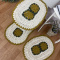 Jogo Banheiro 3 peças de Crochê - Mônaco - Amarelo Bronze - Produto feito a mão