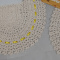 Jogo de Banheiro Crochê 3 Peças - Fita Amarela - Produto Feito a Mão