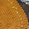 Jogo de Banheiro Crochê Colorido 3 Peças - Cenoura - Produto Feito a Mão