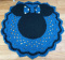 Jogo de Banheiro Crochê Minnie 3 Peças - Azul Petroleo - Produto 100% Feito a Mão