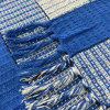 Jogo Passadeira de Tear Artesanal 3 Peças Azul Bic II